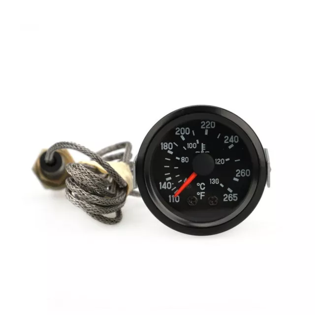 Gauge Water Meter 2" Pointer with Sensor for 12V Cars/Trucks/Motorcycles