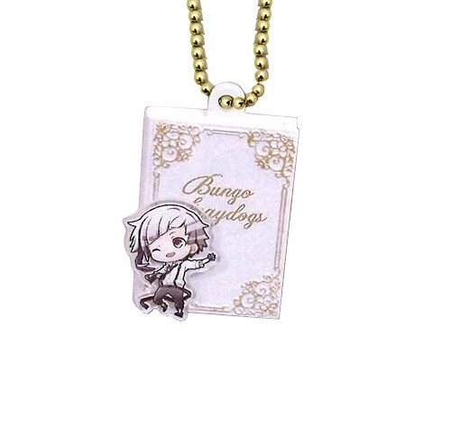 Bungo Stray Dogs Portachiavi Atsushi Nakajima Libro 3,5 Cm Takara Tomy