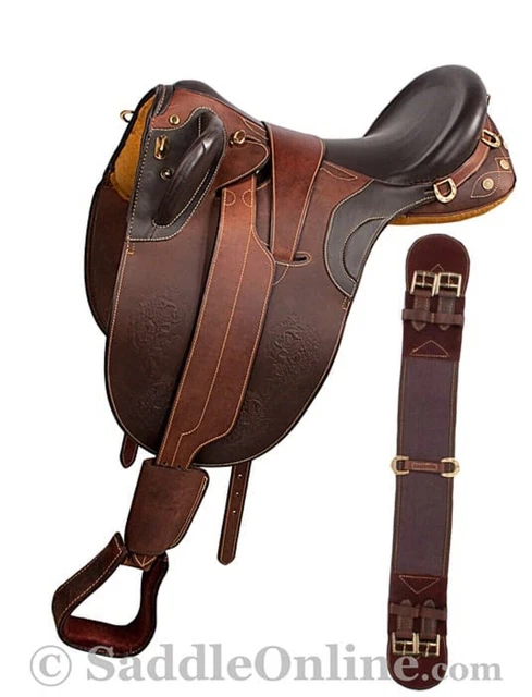 Selle Australienne En Cuir RIDEX - Toutes Tailles Dispo (10 à 22 Pouces) - Traditionnelle
