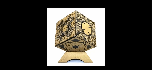 Hell raiser puzzle  detachable, puzzle box movie replica.