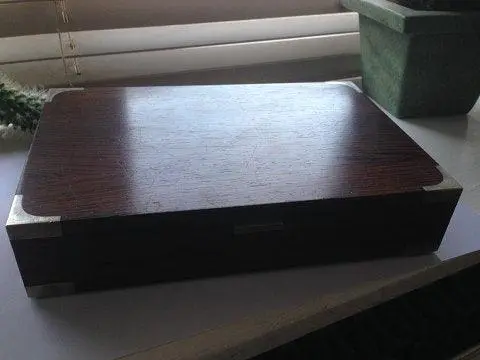 Hans Hansen Sterling Silver and Rosewood box