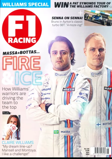 F1 Racing Magazine Juni 2014 Williams Special Claire Williams Bruno Senna Felipe