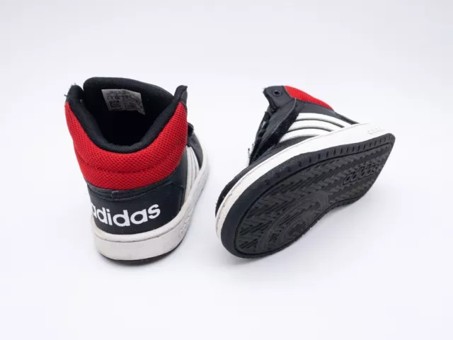 adidas Baby Hoops Mid 2.0 l Kinder Sneaker Turnschuh Gr. 23 EU Art. 3006-98 2