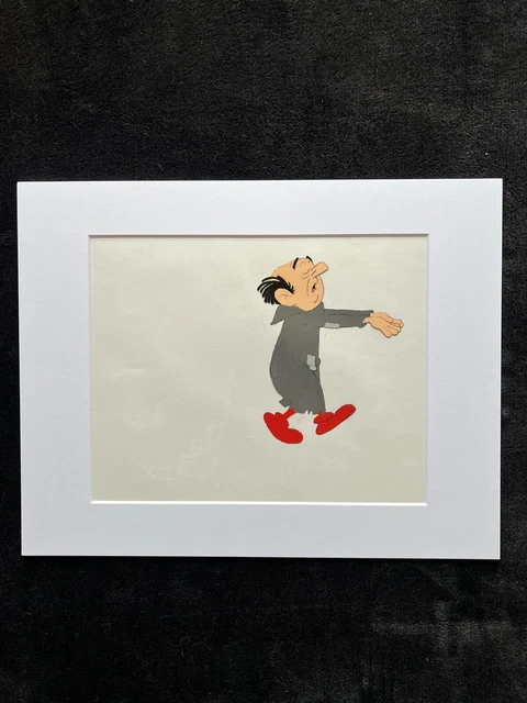 THE SMURFS ORIGINAL ANIMATION PRODUCTION CEL HANNA BARBERA 1980 Vintage ...