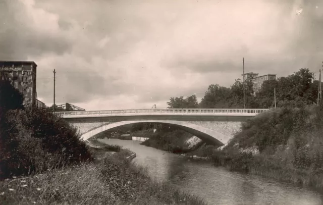 *36369 cpsm 80 env. de Bray sur Somme - le pont du canal à Froissy