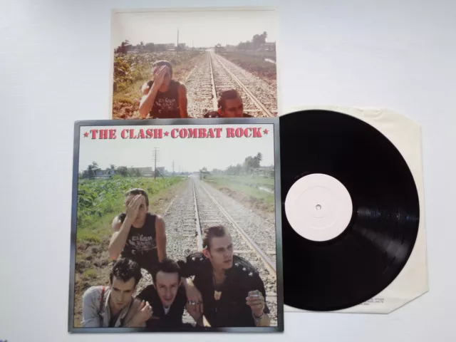 Clash-Combat Rock...superb! Rare! 1St Uk Pre-Release Press N/Mint Vinyl Lp 1982