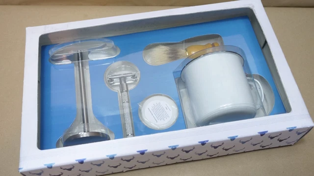 Mens Wet Shaving kit Boxed 5 items Brand New Perfect for Christmas gifts