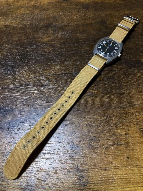 OROLOGIO DA POLSO UOMO 34mm ERA SECONDA GUERRA MONDIALE Stile Militare - Foto 8