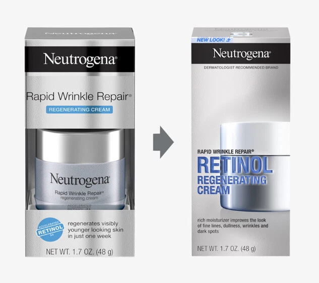 NEUTROGENA RAPID WRINKLE Repair Retinol Regenerating Cream Fragrance