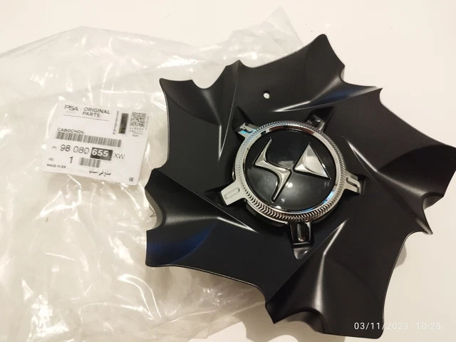 4 Pièces Cache-Moyeux Pour Citroën DS3 – Capuchons De Roue Avec Logo DS – Noir Élégant & Protection Parfaite Des Jantes