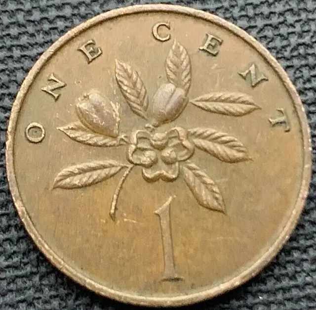 1969 Jamaica 1 Cent Coin XF +   Better World Coin     #X133