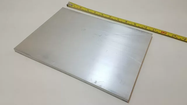 6061 Aluminum Flat Bar, 1/4" x 8" x 11" long, Solid Stock, Plate, Machining