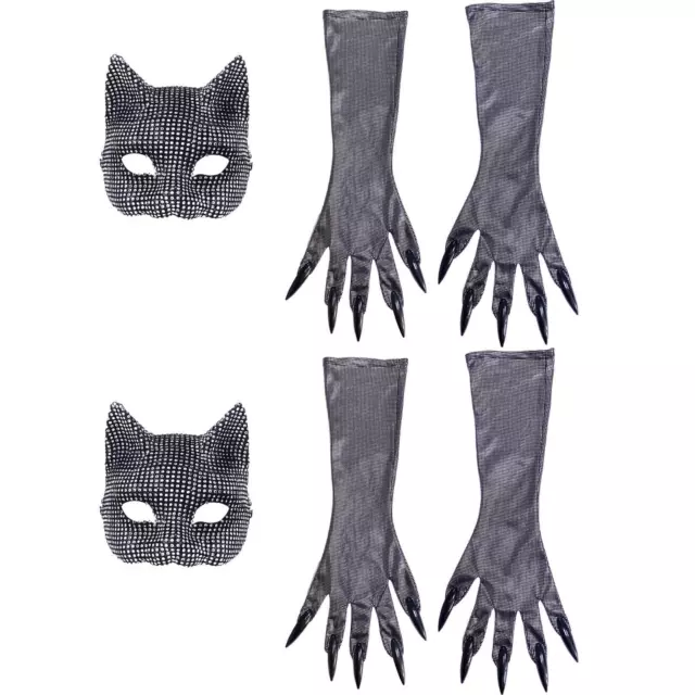 Costumi da gatto di Halloween per donne, accessori cosplay Spettacoli teatrali
