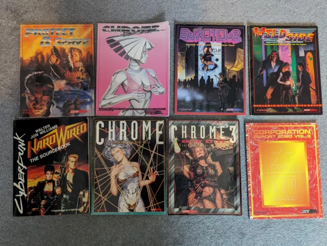 R. Talsorian Games Cyberpunk 2020 Bundle of RPG books