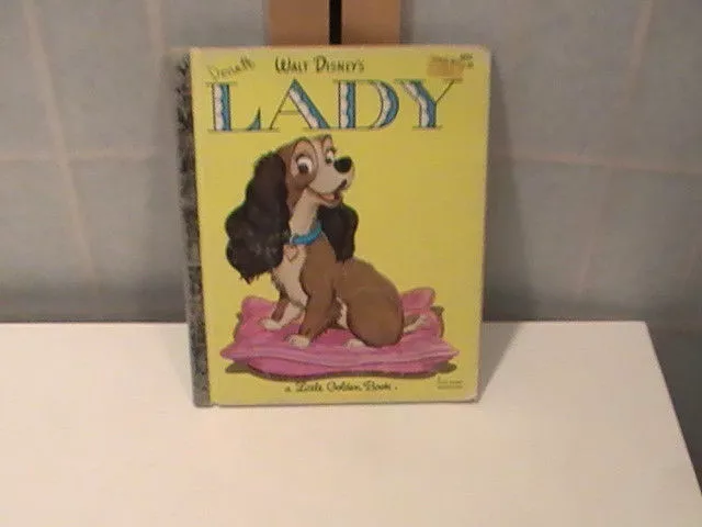 1982 A Little Golden Book - Walt Disney's Lady Good Condition .89 cent edition