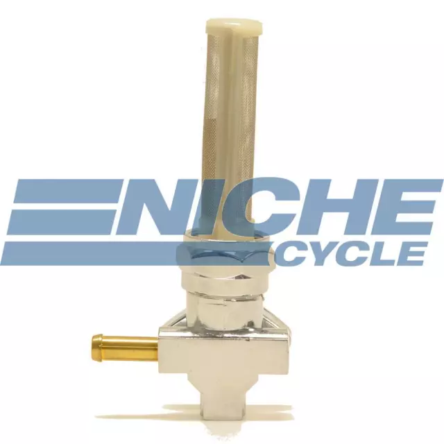 90-Right Chrome Thread-On 22mm On,Reserve Fuel Valve Petcock 5/16" 62129-75 2