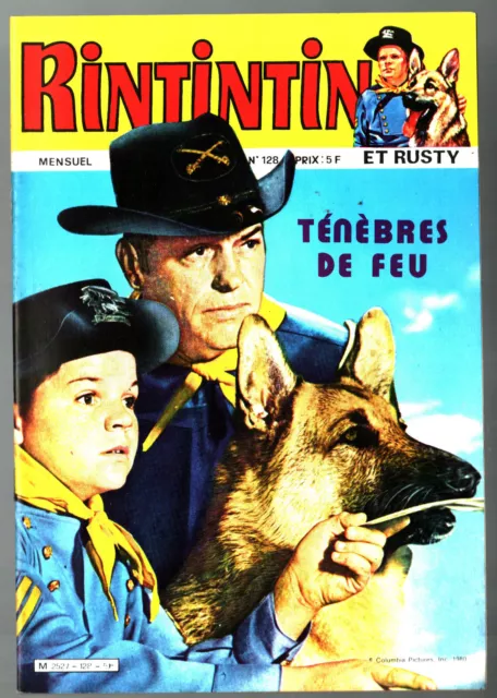 MENSUEL RINTINTIN ET RUSTY n°128 ¤ POLDO / AIGLE NOIR ¤ 1980 SAGEDITION