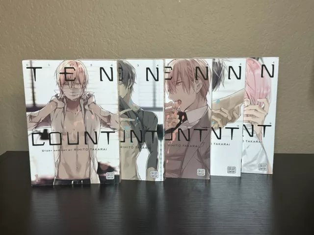 Ten Count Volumes 1-5 - Rihito Takarai Set English BL/Yaoi Manga Sublime