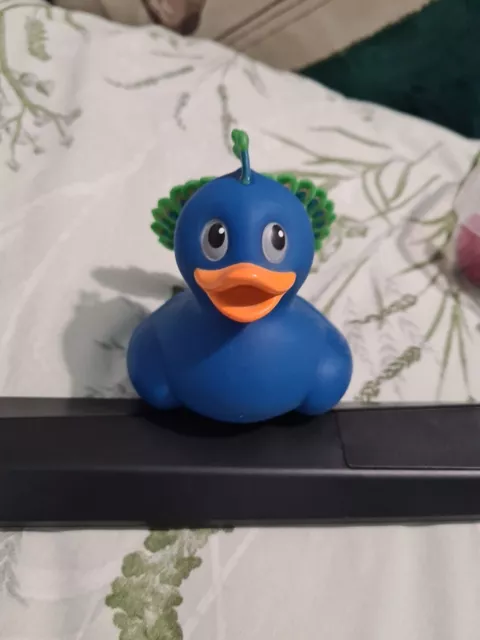 Peacock Rubber Bath Duck