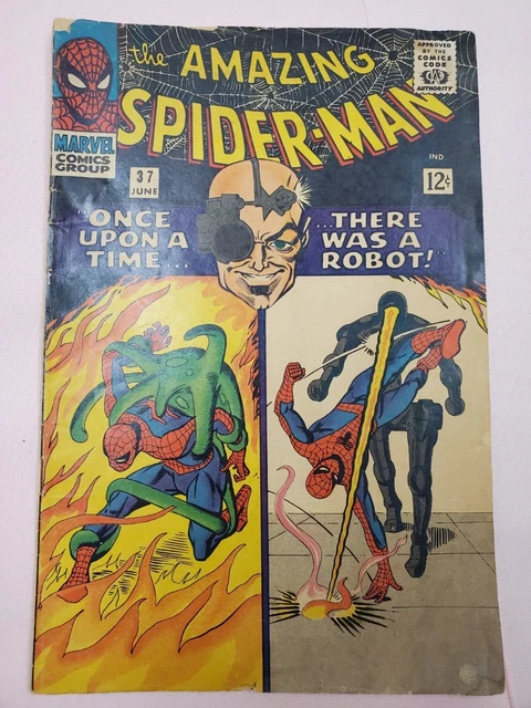 Amazing Spider-Man #37 (Marvel Comics, 1966) 1st Norman Osborn (Un-graded) (BL)