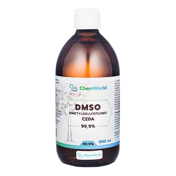 DMSO, Dimethylsulfoxid, über 99,9% laborrein (Ph Eur), Glasflasche 500 ml