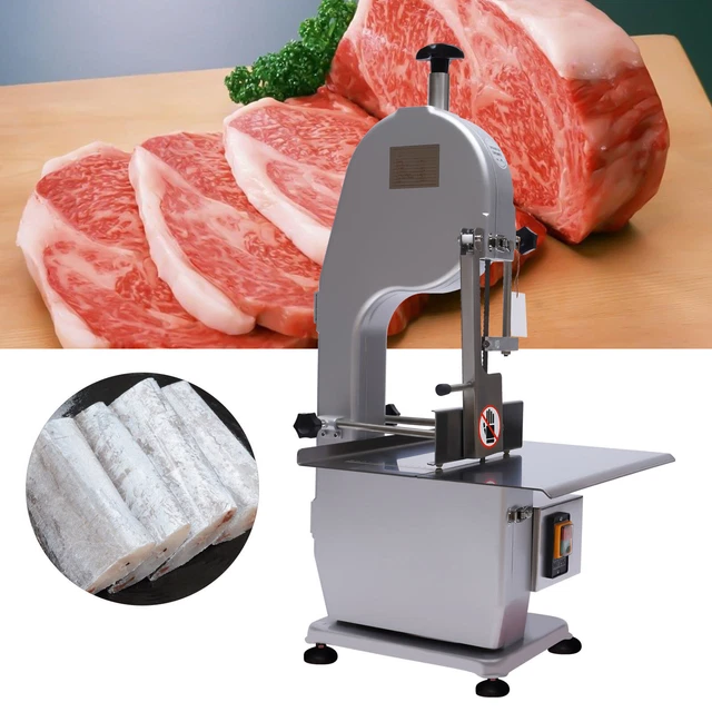 Commercial Frozen Meat Bone Slicer Machine for Fish Meat Beef 1500W Meat Bandsaw