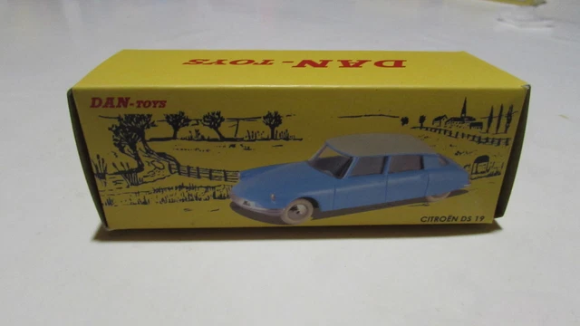 Citroën DS 19 1958 Jaune Jonquille et Gris métallique Triennale 1/12