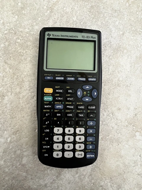 Texas Instruments TI-83 Plus Graphing Calculator - Black