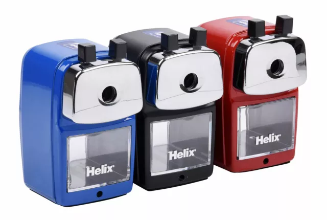 Helix Metal Desktop Sharpener Assorted Colours