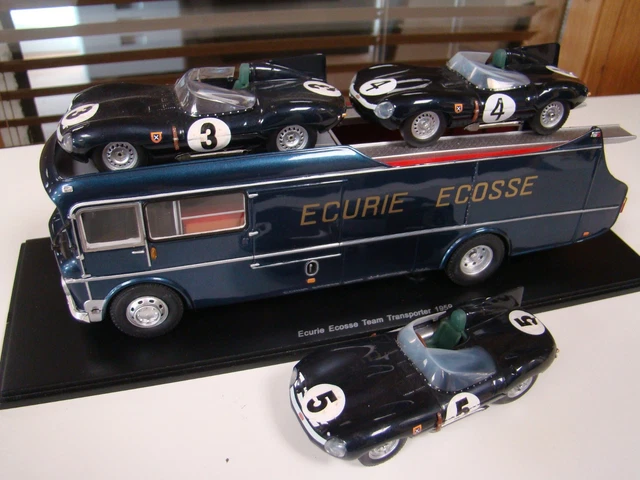 1/43 Ecurie Ecosse トランスポーター1959 ジャガー ck-modelcars-video: Commer TS3 Truck Team Transporter Ecurie