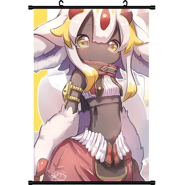 made in abyss faputa Cosplay HD Home Decor Scroll Painting Wall Art 60X90cm