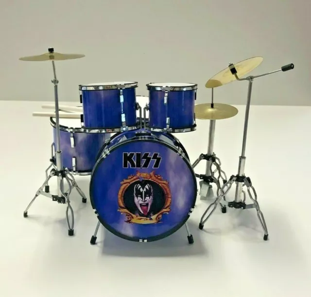 Kiss Miniature Replica Drum Kit Brand New