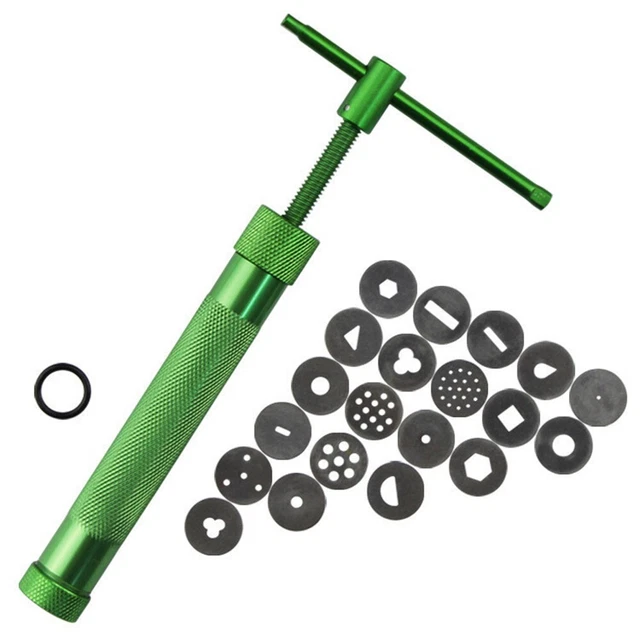 Neu Rotierende Schlamm Bildhauerei Werkzeug Weich Ton Quetsch 1 Spritzen 16.5cm