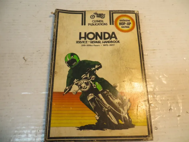 1972-1977 Honda 350-550 4 cylinder Clymers service manual
