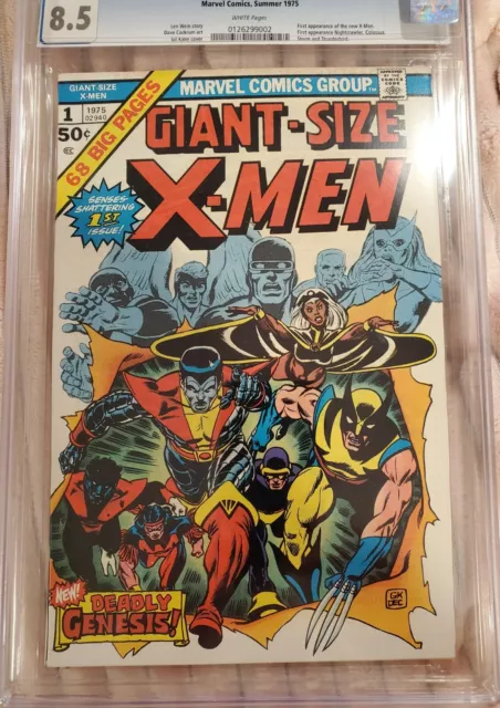 Giant Size X-Men #1 CGC 8.5 White Pages
