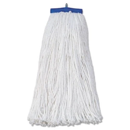 Boardwalk 720R Mop Head, Economical Lie-flat Head, Rayon Fiber, 20oz, White,