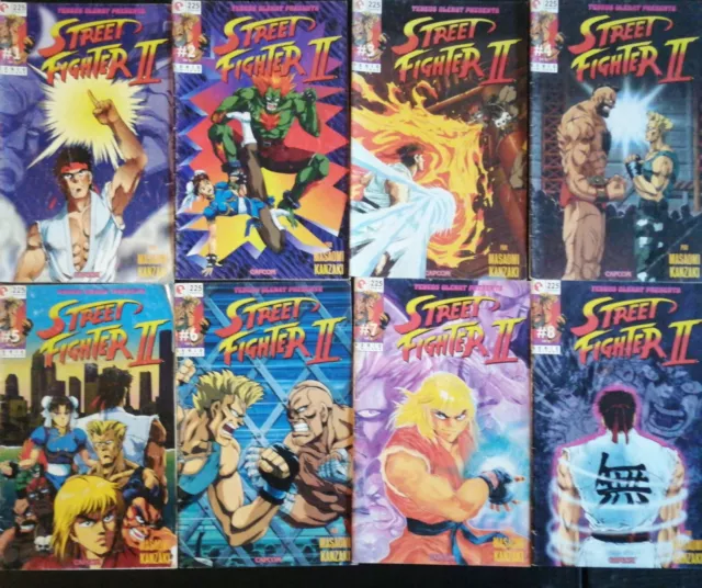 comics street fighter II, idioma español, colecion completa