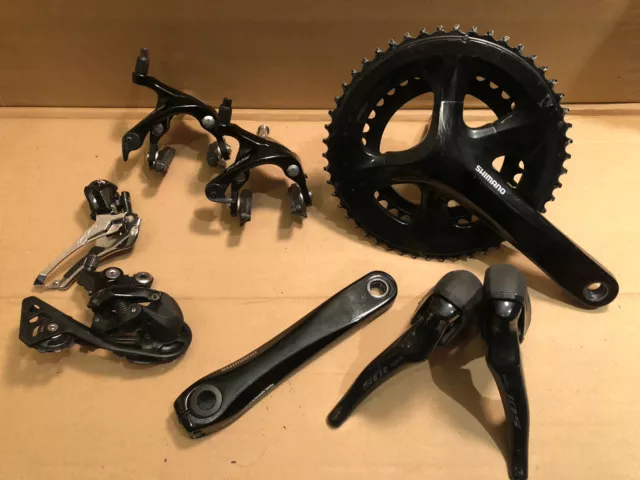 Shimano 105 R7000 2x11 Gangfelgenbremsgruppensatz mit RS510 Kurbelsatz