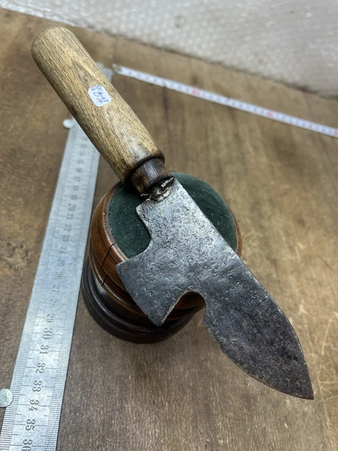 Couteau à Huîtres Ancien D.P. PRADEL – Inox Et Bois, Manche Marron, 15 Cm (années 50-70)