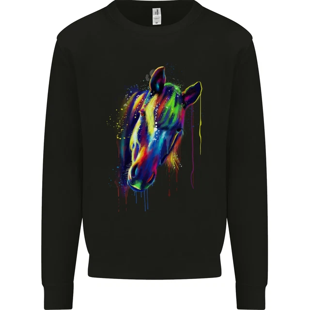 A Watercolour Horse Kids Sweatshirt Jumper