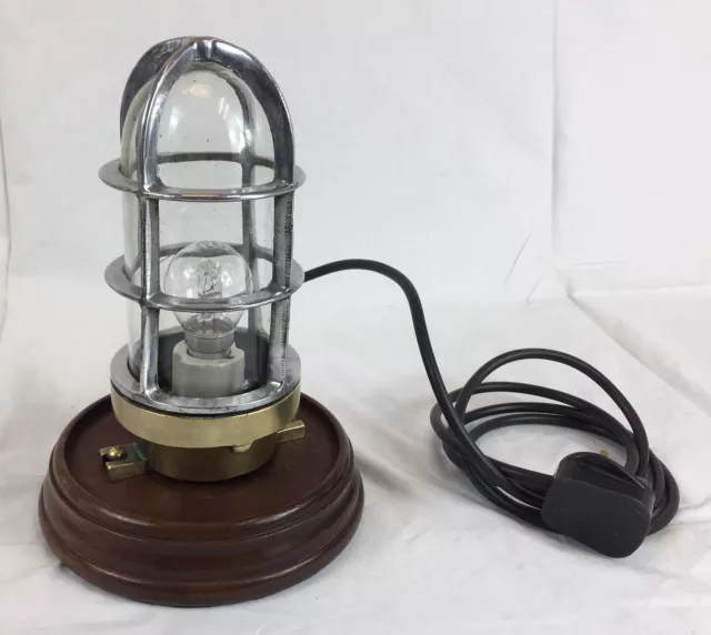 Vintage Original Barcos Pasaje/Techo Enjaulado Luz, Náutico, Orden de Trabajo