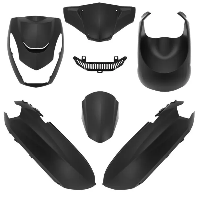 Kit carénage pour Scooter Peugeot 50 Kisbee à partir de 2010 noir mat