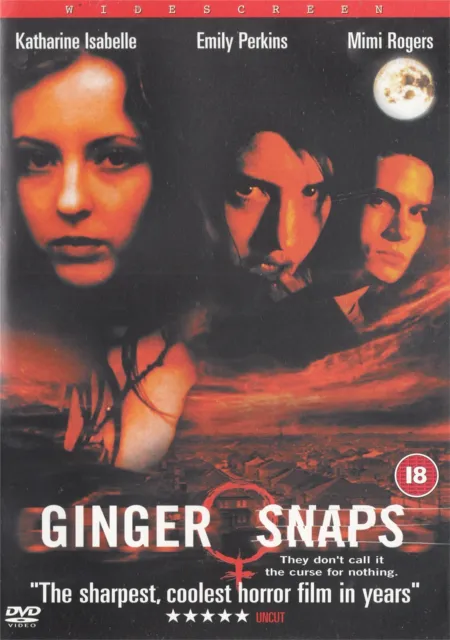 Ginger Snaps - Katharine Isabelle, Emily Perkins - NEW Region 2 DVD
