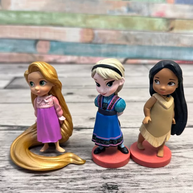 Disney Animators Collection Princess Toddler Figure Ana Rapunzel Pocahontas