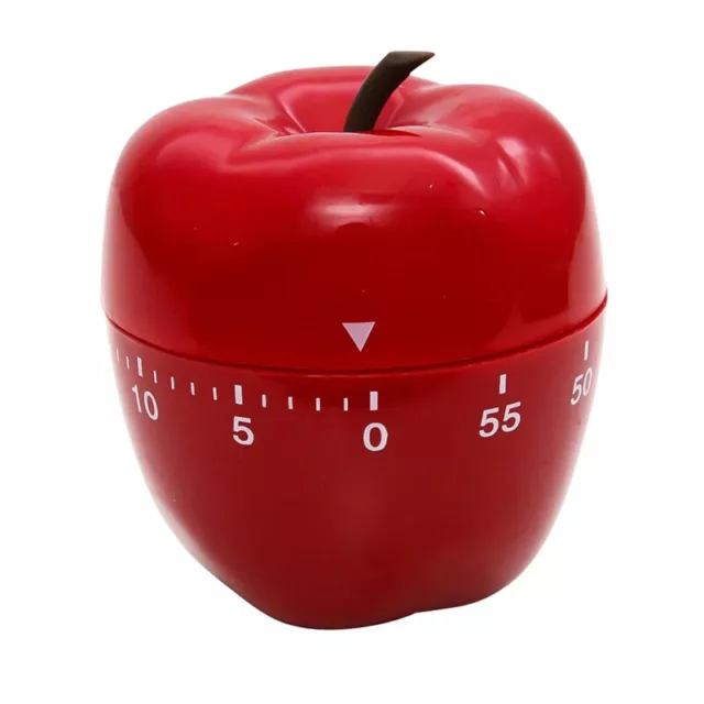 Baumgartens Apple-Shaped Timer, Red