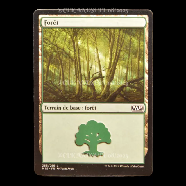 Magic : 30 terrains de base verts (forêt) 