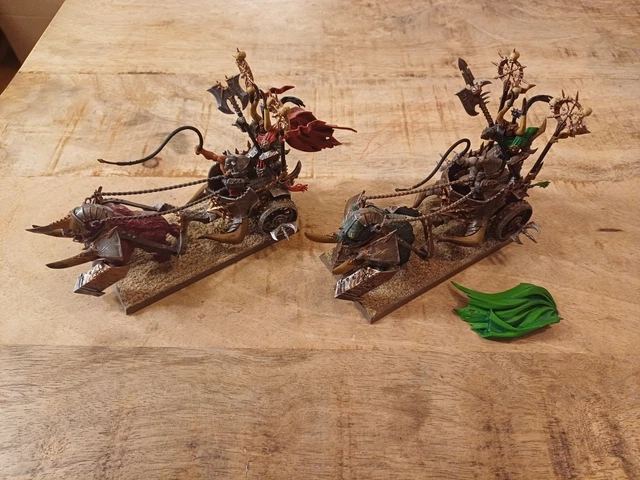 GW Warhammer The Old World Chaos Chariot OOP Painted Metal