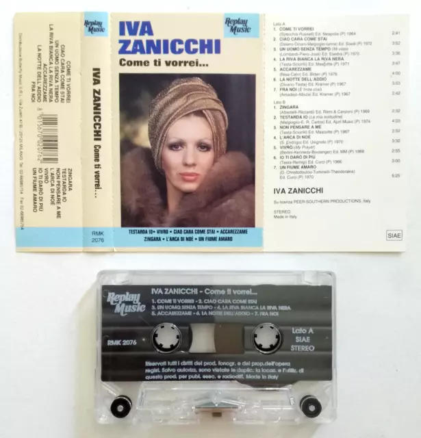 Mc Iva Zanicchi Come Ti Vorrei Musicassetta Replay Music Pop Italy A