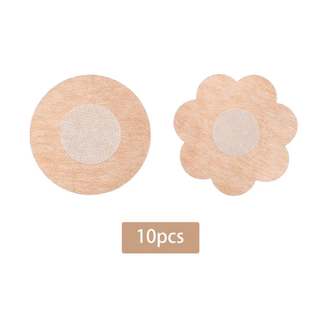 10x Petal Flower Ropa Interior Pezón Cover Chest Pasties para Trajes de Baño