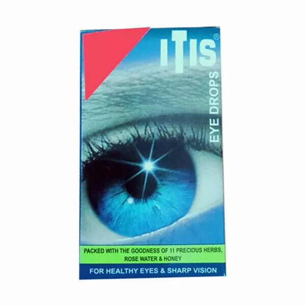 Herbal Eye Drops ITIS wit Rosewater Ozone Ayurveda Healthy Eyes Expiry 2026